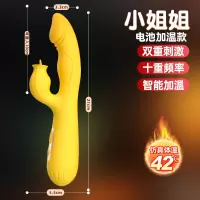 小姐姐-电池黄色 久爱震动棒情趣用品女用按摩棒炮机性玩具硅胶av棒自慰器成人成人情趣用品