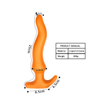 指皇-中号 久爱成人用品后庭肛塞硅胶阳具扩肛Gay情趣自慰wish跨境成人情趣用品