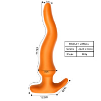 指皇-特大号 久爱成人用品后庭肛塞硅胶阳具扩肛Gay情趣自慰wish跨境成人情趣用品