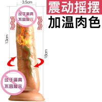 USB阳具-撩花高手肉色 久爱阳具女用自慰器具假阳具震动棒仿真阳具阴茎电动软肉假成人情趣用品