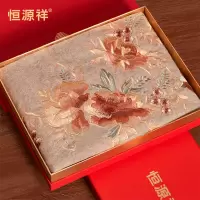 恒源祥春秋冬季送妈妈羊毛围巾高端中老年奶奶礼物冬天羊绒披肩