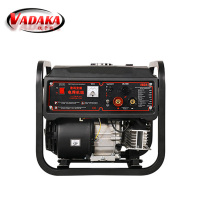 VADAKA汽油交流家用工业级移动式发电电焊一体两用机220v160A手动红色台