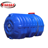 VADAKA农具卧式塑料储水桶加固款带锁圈带刻度3000斤个