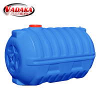 VADAKA农具卧式塑料储水桶新品抗老化特厚蓝1500斤个