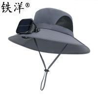 铁洋 遮阳帽防晒帽 多色太阳能单风扇 顶