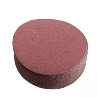 铁洋 背绒砂纸片 植绒砂纸片 4寸100mm 40目红砂 片