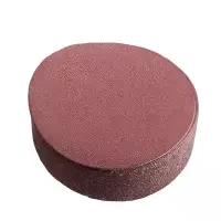 铁洋 背绒砂纸片 植绒砂纸片 5寸125mm 180目红砂 片