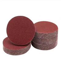 铁洋 背绒砂纸片 植绒砂纸片 2寸50mm1000目红砂 片