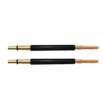 铁洋 二保焊枪弯管 350A黄铜直管 个