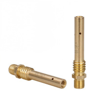 铁洋 二保焊枪连接杆 350A黄铜外丝 个