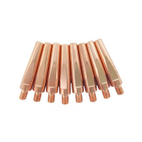 铁洋 机器人自动焊导电嘴 铬锆铜M6*45*1.2mm 个