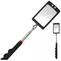 铁洋 检测镜 检修镜 方形65*40mm带灯 把