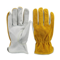 铁洋 电焊手套 牛青皮短款25CM 双