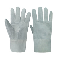 铁洋 电焊手套 牛二层皮短款25CM 双