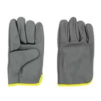 铁洋 电焊手套 牛皮短款25CM深色 双