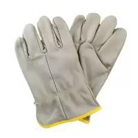 铁洋 电焊手套 牛皮短款25CM浅色 双