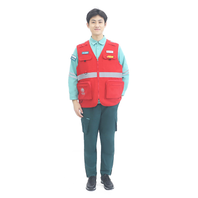 燕舞BD2EX323231R1F通用服务队马甲160-185(计价单位:件)红色