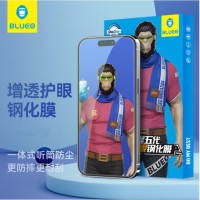 苹果X-12系列2.5D全屏丝印高清---增透护眼钢化膜