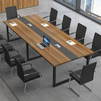 办公桌会议室桌椅组合大型小型长条桌子工作台会议桌长桌简约现代