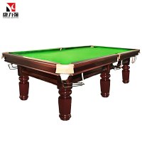 康力强K002台球桌标准美式黑八成人室内台球桌家用高配台球桌