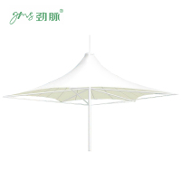 劲脉 膜结构张拉棚 伞型 平米