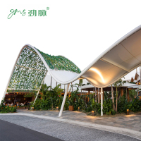 劲脉 膜结构张拉棚 定制 平米