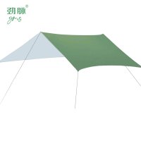 劲脉 沙滩遮阳露营天幕 涂银绿(无杆) 个
