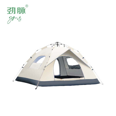 劲脉 全自动帐篷 云雾灰-210*210*145CM 顶