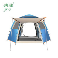 劲脉  露营帐篷 天蓝-240*210*135CM+防潮垫 顶