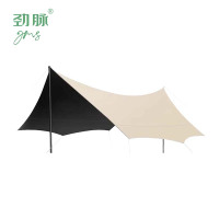 劲脉 露营黑胶天幕 300*300*200CM 顶