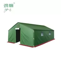 劲脉  户外工地帐篷 帆布地梁款-3*2 顶