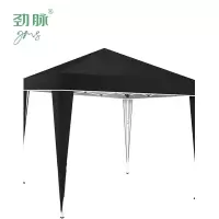 劲脉 露营四角帐篷 黑色-3*3*2.1M 顶