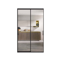 天虎 铝合金玻璃推拉门 双移门 平方米