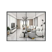 天虎 铝合金玻璃推拉门 四移门 平方米