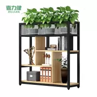 喜力健  铁艺花架 浅湖桃黑架-100CM 个