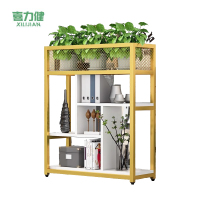 喜力健  铁艺花架 白色板金架-120CM 个