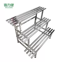 喜力健  户外不锈钢花架三层-长120CM 个