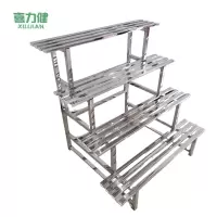 喜力健  户外不锈钢花架 四层-长150CM 个