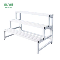 喜力健  铁艺阶梯花架 一层白色-高25CM 个