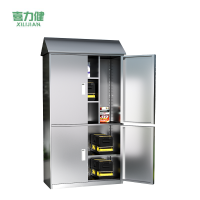 喜力健 不锈钢收纳柜 304四开门1.8*1*0.42M个