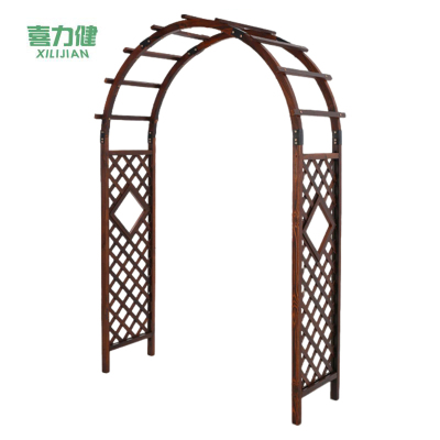 喜力健 防腐木拱门花架 无花箱-宽180CM 个