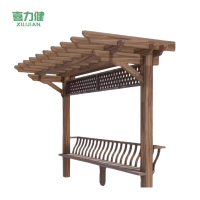 喜力健  防腐木单边葡萄架 长3M*宽10.5*10.5CM-网格 个