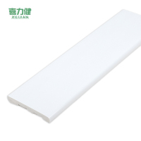 喜力健 PVC实心踢脚线 长3M*高4CM*厚10MM-亮白 根