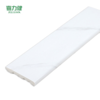 喜力健 PVC实心踢脚线 长3M*高6CM*厚10MM-新爵士白 根