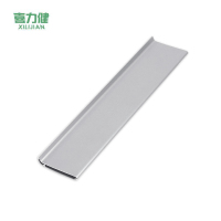 喜力健 铝合金卡扣踢脚线 长2.5M*高6CM*厚10MM-哑银 根