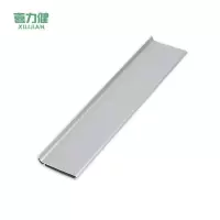 喜力健 铝合金卡扣踢脚线 长2.5M*高6CM*厚10MM-哑银 根