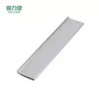 喜力健 铝合金卡扣踢脚线 长2.5M*高8CM*厚10MM-哑银 根