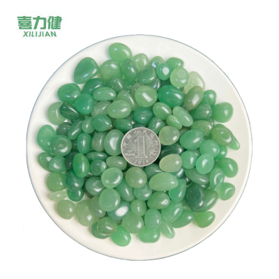 喜力健 七彩雨花石 2CM*3CM-绿色 包