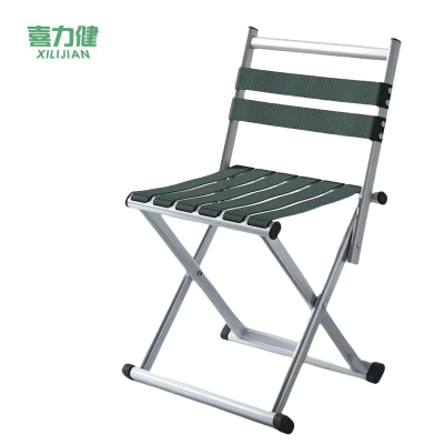 喜力健 折叠凳 加厚中号款-银绿色 个