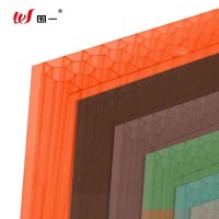 围一 顶棚阳光板 蜂窝 14mm厚 平方米